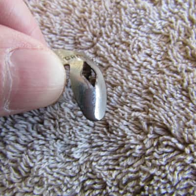 Vintage Grover Fingerpick 50's? Era Grover Metal Fingerpick Cool Vintage Fingerpick image 3