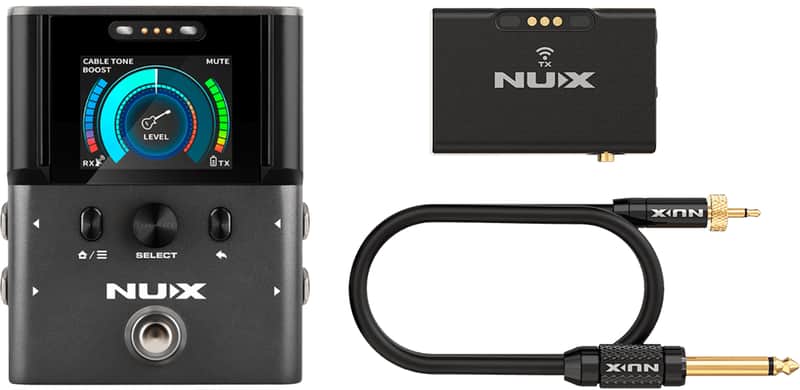NUX B8 Wireless Guitar System for Pedalboard | Tuner and Boost Pedal image 1