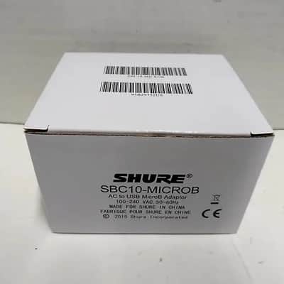 Shure SBC10-MICROB USB Cable and Wall Charger SBC-10-USB-A Power Supply For SB902 Battery GLX GLXD GLXD1 and SBC10-904 image 2