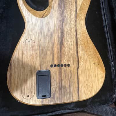 LEF Custom Guitars SS 2025 - Green Burl/ Black Limba body image 5