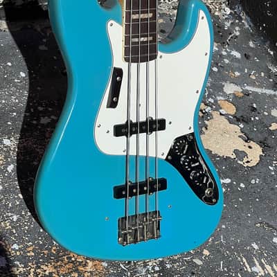 Fender Jazz Bass 1980 - 1-off original Maui Blue International Color ultra clean & cool. image 3