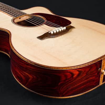 Bourgeois 000 Cutaway Large Soundhole Custom Cocobolo and Bearclaw Adirondack Spruce NEW image 14