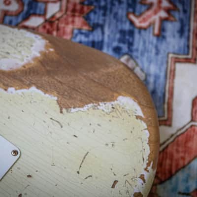 FENDER USA Custom Shop '56 Reissue Stratocaster Ltd Super Hvy Relic "Ivory" (2023) image 22