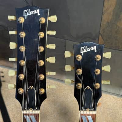 Used 1997 Gibson EDS-1275 Double Neck Guitar White with Case image 4