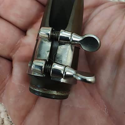 Early hard rubber soprano saxophone mouthpiece image 3