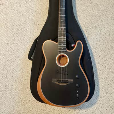 Fender American Acoustasonic Telecaster 2022 - Black image 2