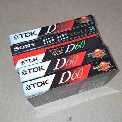 TDK Sony Cassette Tapes Mixed Lot Of 5 Sealed Lot 82-681 image 4