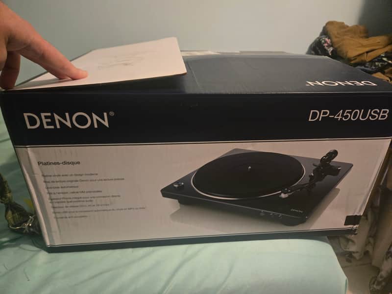 Denon DP-450USB Belt-Drive USB Turntable 2018 - Present - Black