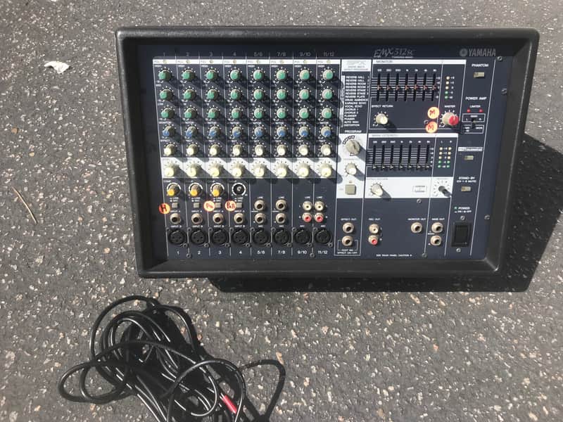 Yamaha EMX512SC Powered Mixer-500W + 500W stereo output with 12-channel mic/line mixing. Sale Benefits Music Education Nonprofit! image 1