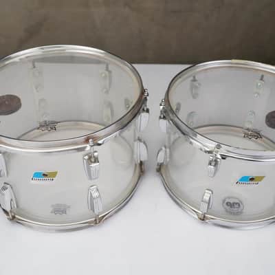 1976 Ludwig Vistalite Clear 5pc Drums #59091 image 9