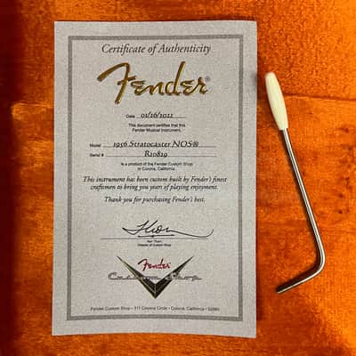 Fender Stratocaster Custom Shop '56 Nos White Blonde 2003 image 9