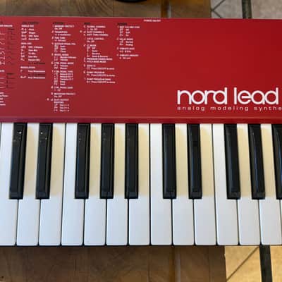 Nord Lead A1 49-Key 26-voice Polyphonic Synthesizer 2014 - 2022 - Red - Excellent image 4