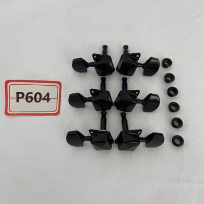 Black 3R3L Semi Closed Guitar Machine Heads Tuning Pegs image 1
