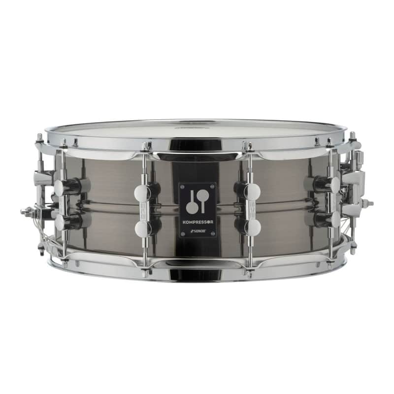 Sonor Kompressor Snare Drum 14x5.75 Black Nickel Plated Brass image 1