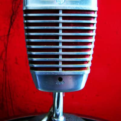 Vintage 1950's Shure 51 dynamic microphone w cable Nat King Cole 55 55S # 3 image 4