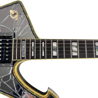 2017 Ibanez PS1CM Paul Stanley Signature Cracked Mirror Iceman image 12