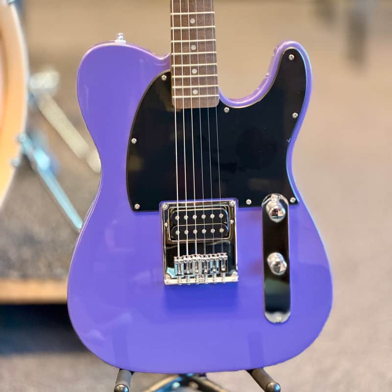 Squier by Fender Sonic Esquire Electric Guitar, Ultraviolet image 1