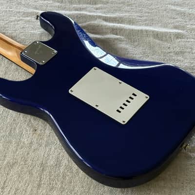 2005 Squier Affinity Stratocaster Midnight Blue Rosewood Fretboard image 16
