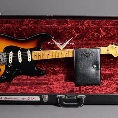 Fender American Custom Strat 3 Color Sunburst 2018 image 2