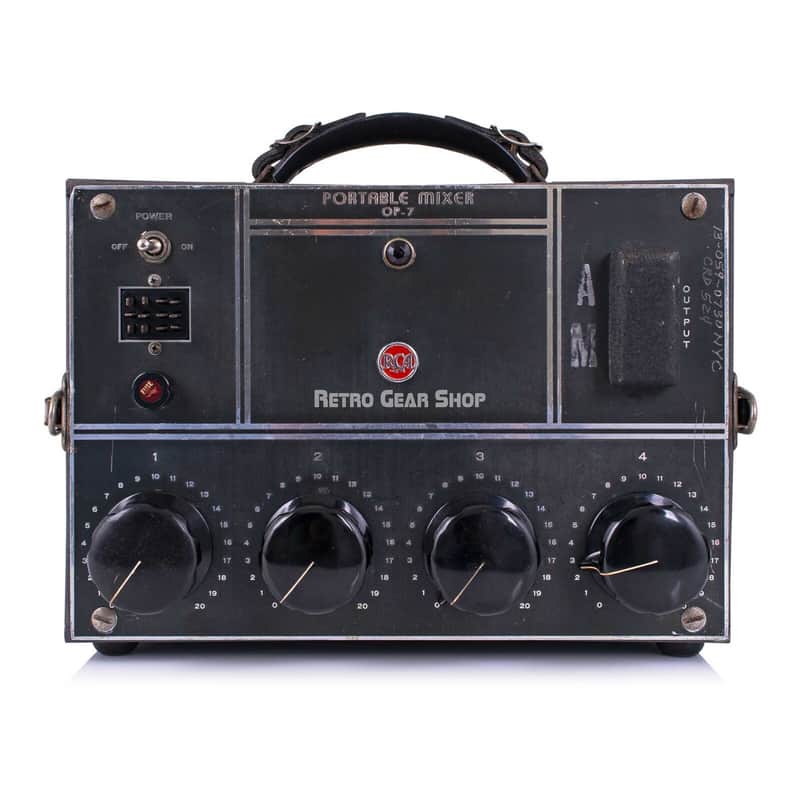 RCA OP-7 Portable Mixer Amplifier Tube Amp Vintage Rare Direct Outputs UTC A-20 OP7 image 1