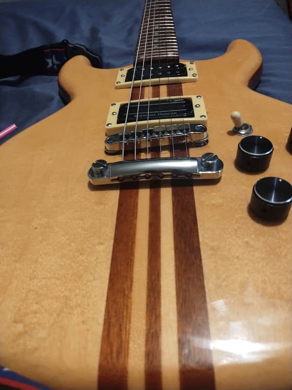 Memphis MG300 Matsumoku made in Japan 5 piece neck through Duncan Dimebucker/59 set roadrunner, soft hard case image 1