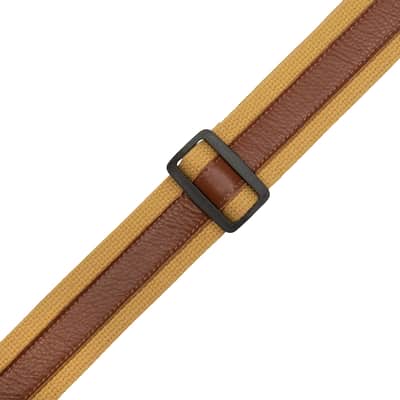 Levy's MC2CG 2-inch Cotton Combo Guitar Strap – Tan image 3