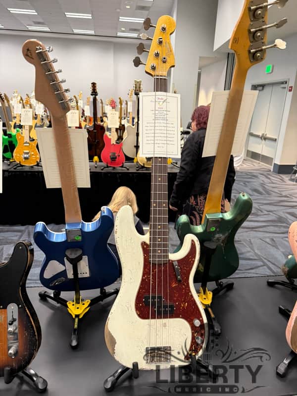 Fender Custom Shop 1961 Precision Bass - Relic - Aged Olympic White - Master Built By Greg Fessler PRE ORDER image 1