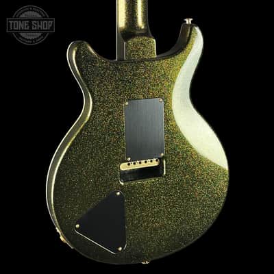 PRS Santana Retro 10 Top Sprayer's Choice Santana Yellow Gold Holoflake Back w/case 0415510 image 9
