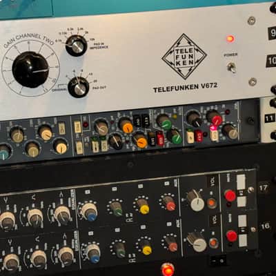 Neve V racked channel strip Mic Preamp & EQ with custom PSU - mic and line I/O image 3