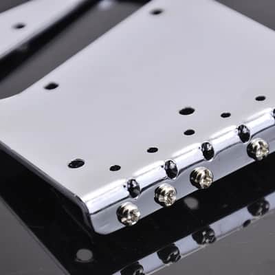 Top Load Telecaster Tele Style Guitar Bridge in Chrome image 3