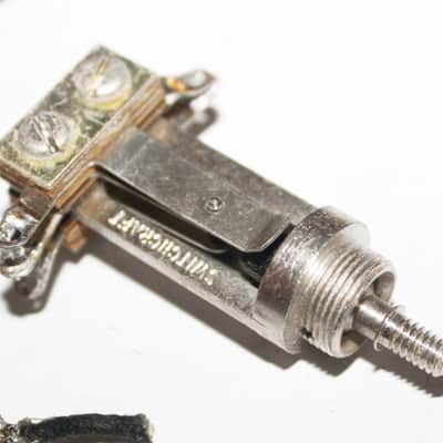 Vintage 1970's Gibson Les Paul Switchcraft Wiring Switch Jack 1974 image 2