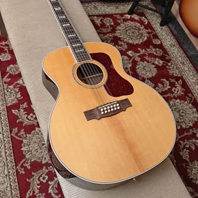 Guild USA F-512 Rosewood Jumbo 12-String Acoustic-Electric Natural 2010 w/ OHSC image 22