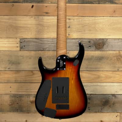Music Man JP15 7-String Electric Guitar Tiger Eye w/ Case image 5