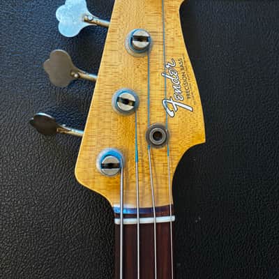Fender Custom Shop '66 Precision Bass Journeyman Relic 4-String Bass Guitar, Rosewood Fingerboard, Hot Rod Red journeyman image 6