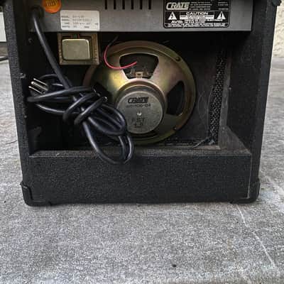 Crate GX-15 2-Channel 12-Watt 1x8" Guitar Practice Amp 1990s - Black image 8