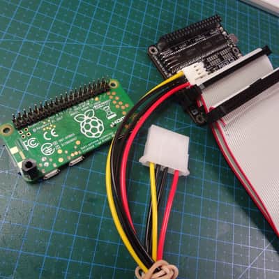 Akai Sampler PiScsi Pi Zero W - internal installation - asembld V2.7 New! image 2