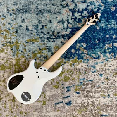 Dingwall NG3 Nolly Getgood 5-String Electric Bass Guitar, Matte Ducati Pearl White image 2