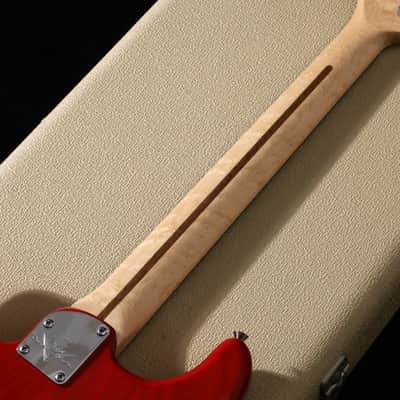 FENDER CUSTOM SHOP Custom Deluxe Stratocaster with Flame Maple Top, HSS, Candy Red [7586] (03/23) image 10