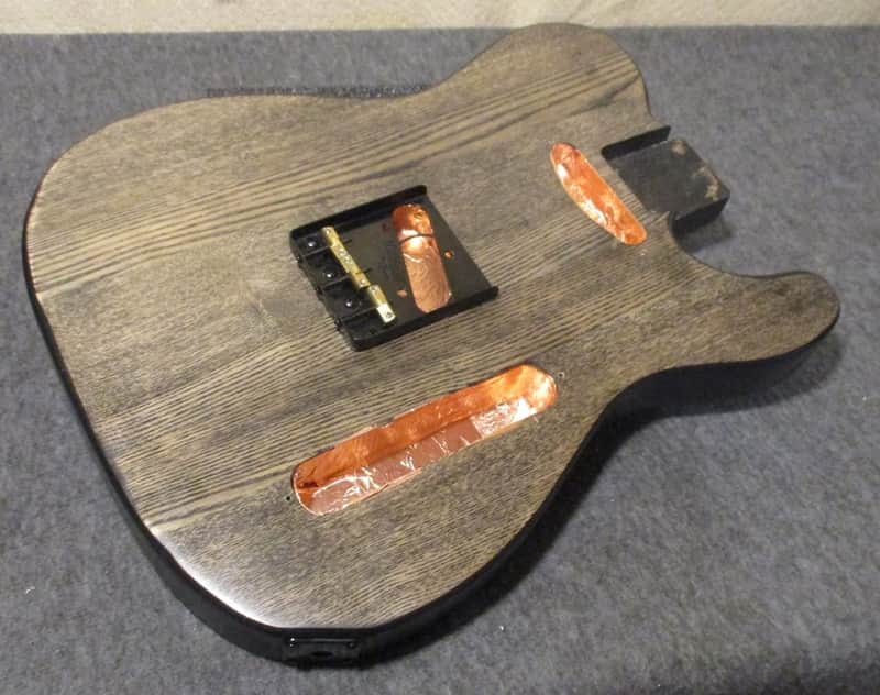 Swamp Ash Telecaster Body  2018 Black / Natural image 1