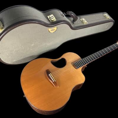 2005 McPherson MG-5.0XP Flamed Walnut Back w Cedar Top and LR Baggs ~ Natural image 11