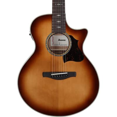 Ibanez AE3007FMH Acoustic-Electric Guitar, Tobacco Edge Burst image 5