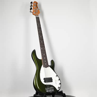 Ernie Ball Music Man StingRay 5 Special H 5-String Bass Guitar- Fallout Green (K07301) image 11