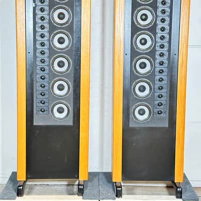 Kindel Audio PLS-A Main Tower Speakers Oak Vintage image 2