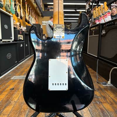 Fender Custom Shop Limited Edition 70th Anniversary 1954 Stratocaster Journeyman Relic with Closet Classic Gold Hardware Aged Black w/Hard Case image 3