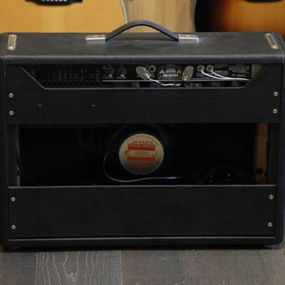 Fender Deluxe Reverb Amp '64 Custom Hand-Wired Black Tolex + Cover & Footswitch image 4
