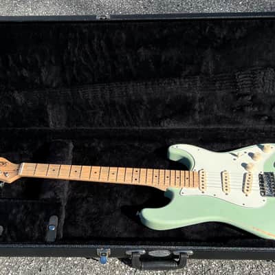 Echopark 54/64 Stratocaster W/OHSC Surf Green Relic Maple Strat image 1