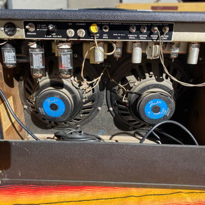 Fender Pro Reverb 2-Channel 40-Watt 2x12" Guitar Combo 1965 - 1967 - Black Panel image 7