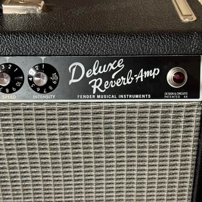 Fender '65 Deluxe Reverb Reissue 22-Watt 1x12" Guitar Combo 1994 - Present - Black image 5