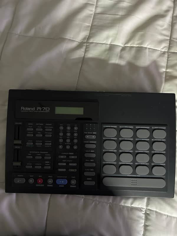 Roland R-70 Human Rhythm Composer 1990s - Black image 1