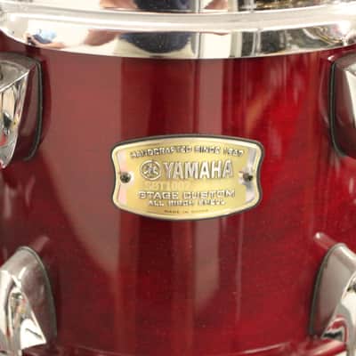 2022 Yamaha Stage Custom Birch 5 Piece Drums Set Cranberry Red w/Hardware (No Cymbals) image 2